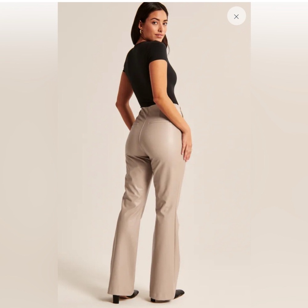 Abercrombie & Fitch Tan Flare Pants